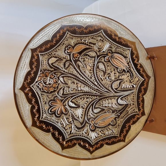 Vintage Copper Etched Wall Plaque - Picture 5 of 6